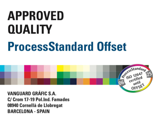 Vanguard Graphic certificado ISO 12647