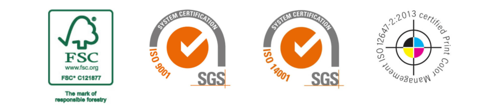 Vanguard Graphic certificado ISO 12647