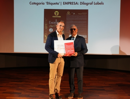 Dilograf Labels, premiada en la categoría “Etiqueta adhesiva” en la 71ª edición de la gala gráfica 2024 de Cataluña.